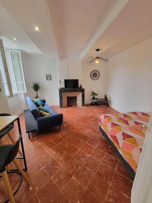 Appartement De Charme Avec Tomettes Et Parquet Graulhet Bagian luar foto